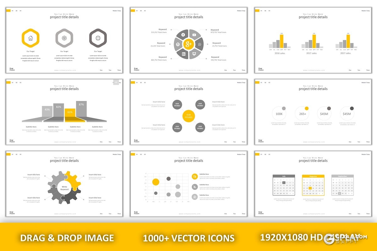 90页简约大气商务多用途PPT模板 - 顶尖PPT