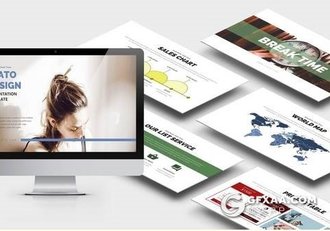 62页简约大气风格国外PPT模板 - 顶尖PPT