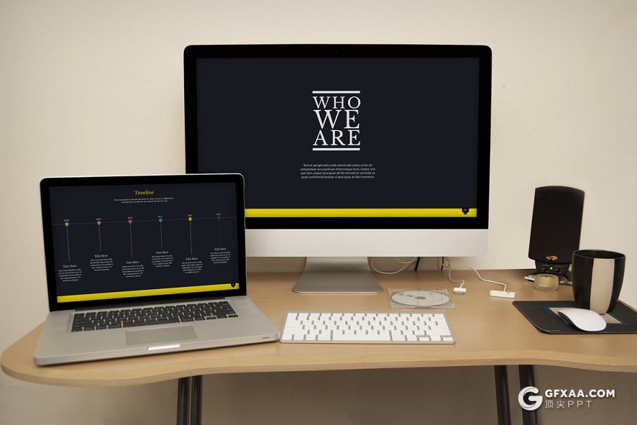 38页炫彩商务年终总结PPT模板 - 顶尖PPT