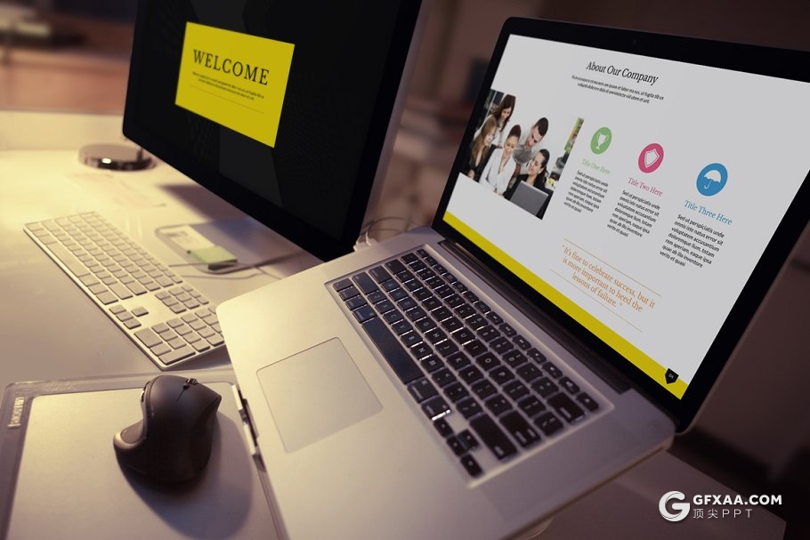 38页炫彩商务年终总结PPT模板 - 顶尖PPT