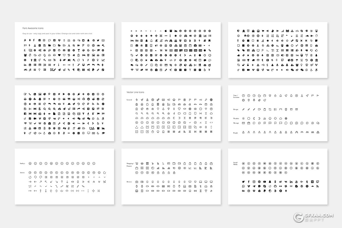 74页简约风格模特服装展示PPT模板 - 顶尖PPT