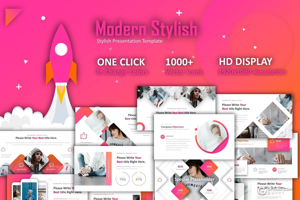 94页欧美精致设计商务多用途PPT模板 - 顶尖PPT