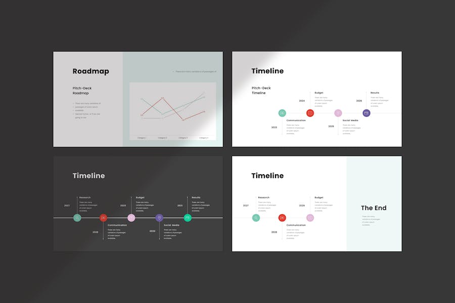清新简约风格工作总结公司介绍PPT模板 - 顶尖PPT
