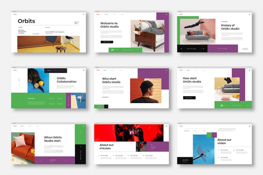 轨道路线商务企业发展规划PPT模板 - 顶尖PPT