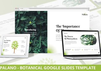 植物学教育培训课程PPT模板 - 顶尖PPT