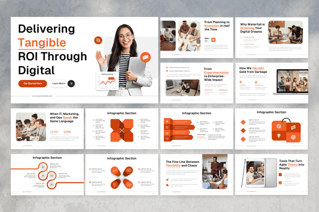 数字化转型战略PPT模板 - 顶尖PPT