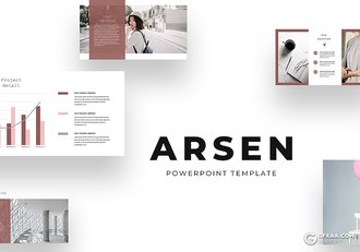 75页时尚流行文艺风格PPT模板 - 顶尖PPT