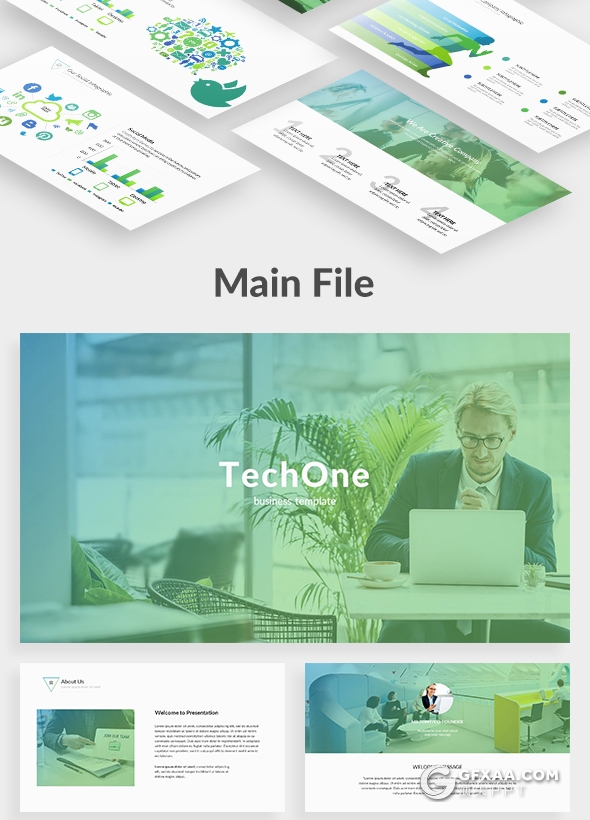 140页欧美高逼格商务多用途PPT模板 - 顶尖PPT