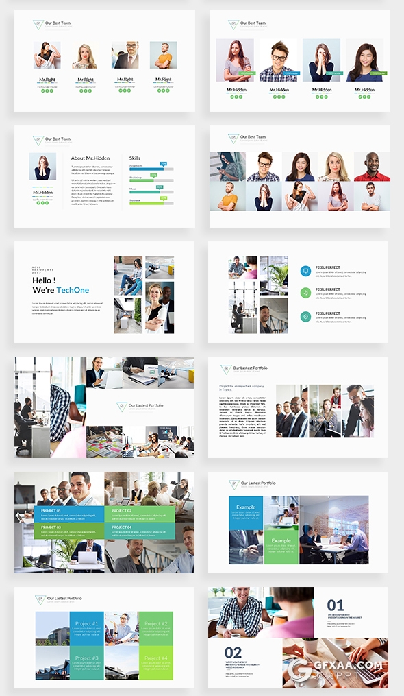 140页欧美高逼格商务多用途PPT模板 - 顶尖PPT