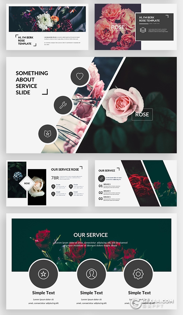 95页极简商务高逼格PPT模板 - 顶尖PPT