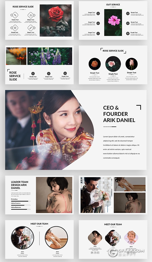 95页极简商务高逼格PPT模板 - 顶尖PPT