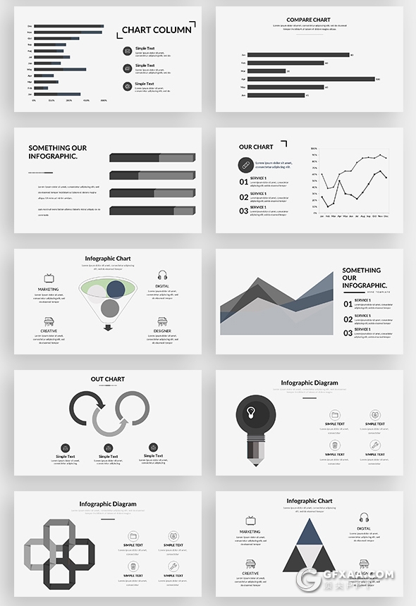 95页极简商务高逼格PPT模板 - 顶尖PPT