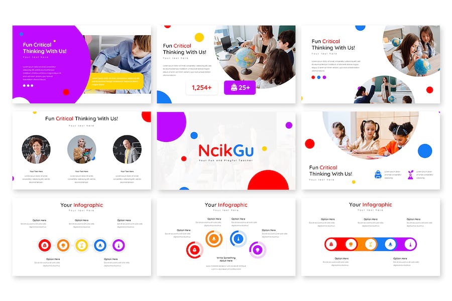 儿童教育培训行业调研分析国外PPT模板 - 顶尖PPT