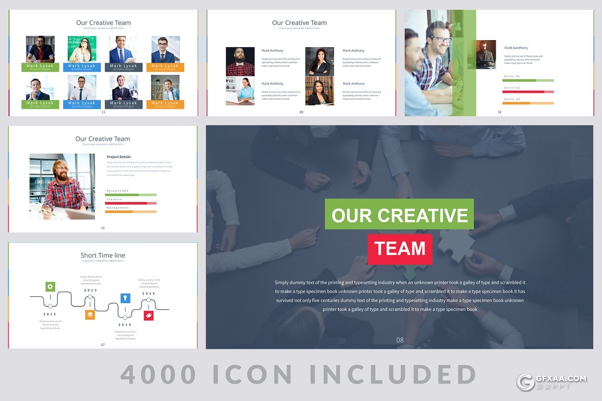 53页欧美商务年终总结汇报PPT模板 - 顶尖PPT