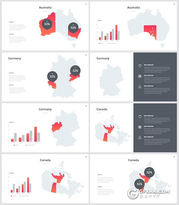 70多页扁平化欧美精致设计多用途keynote模板 - 顶尖PPT