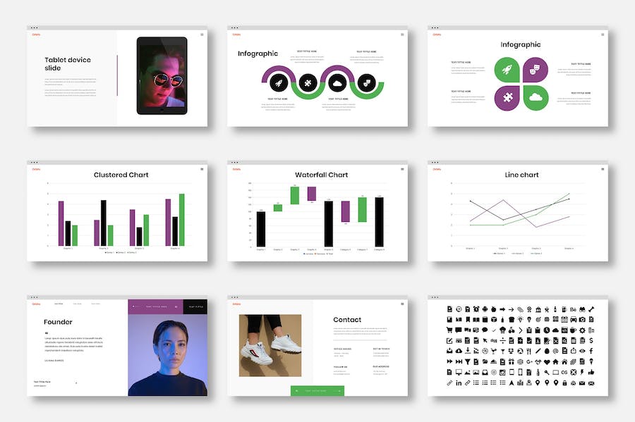 轨道路线商务企业发展规划PPT模板 - 顶尖PPT