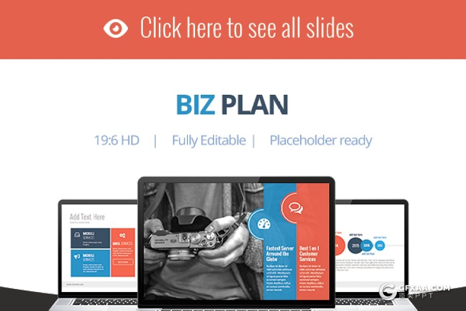 移动设备互联网统计分享keynote模板 - 顶尖PPT