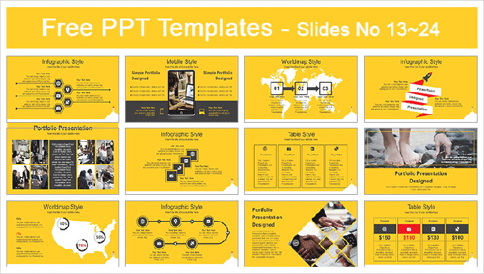 36页扁平化商务多用途PPT模板 - 顶尖PPT