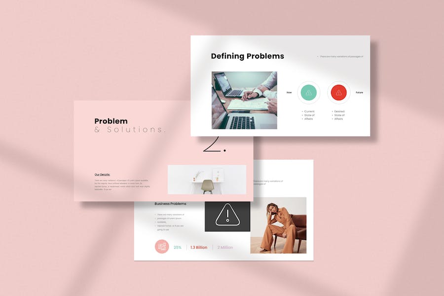 清新简约风格工作总结公司介绍PPT模板 - 顶尖PPT