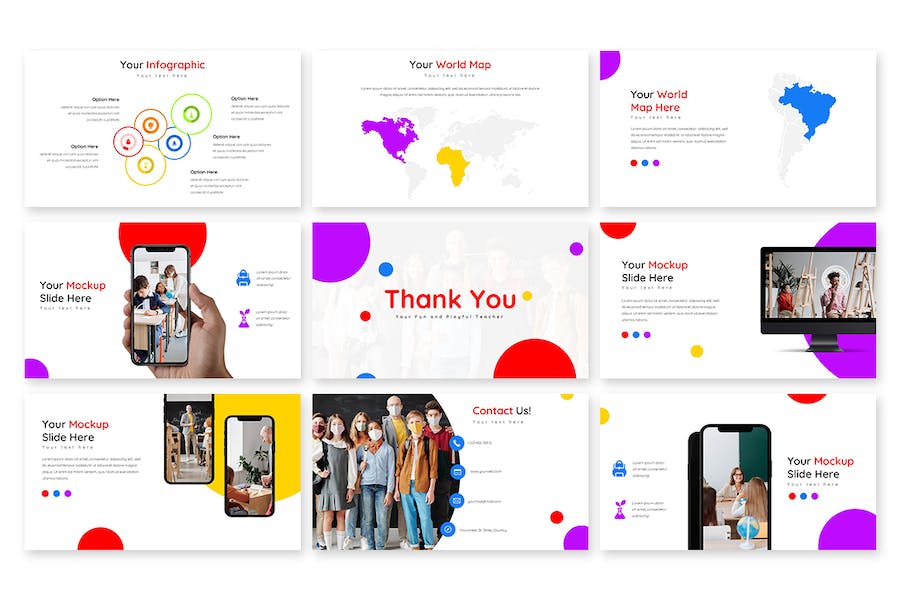 儿童教育培训行业调研分析国外PPT模板 - 顶尖PPT