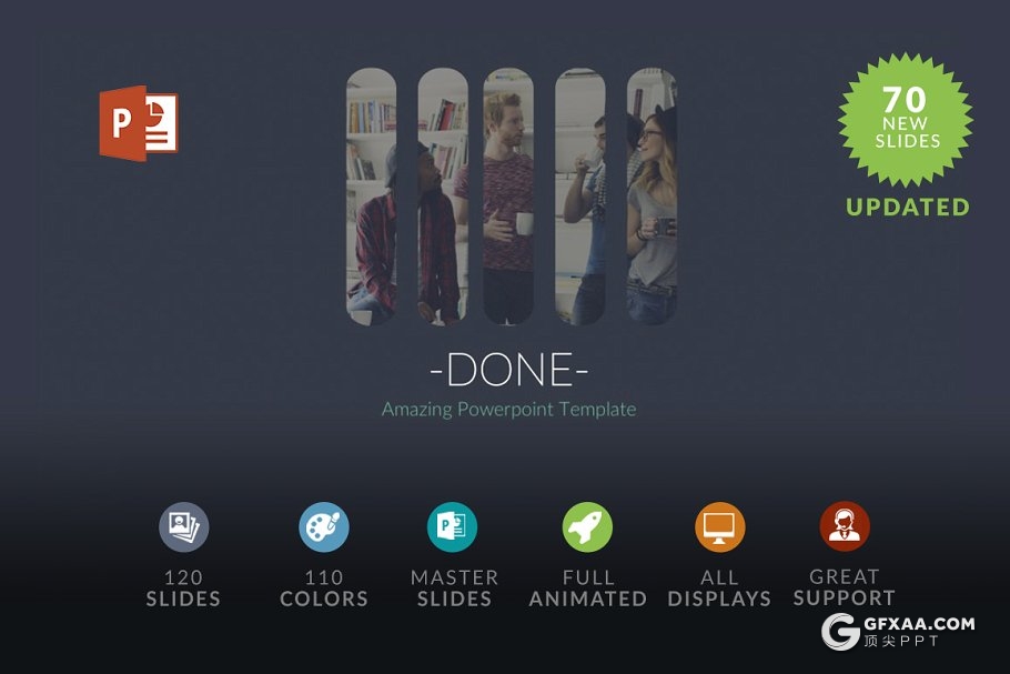 50页欧美高逼格商务多用途PPT模板 - 顶尖PPT