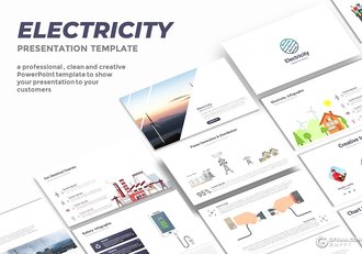 45页建筑行业工作汇报简介PPT模板 17种主题配色 - 顶尖PPT
