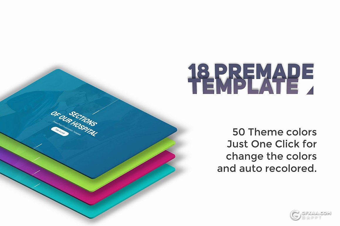 45页建筑行业工作汇报简介PPT模板 17种主题配色 - 顶尖PPT