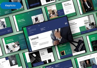 绿色环保商务企业社会责任Keynote模板 - 顶尖PPT