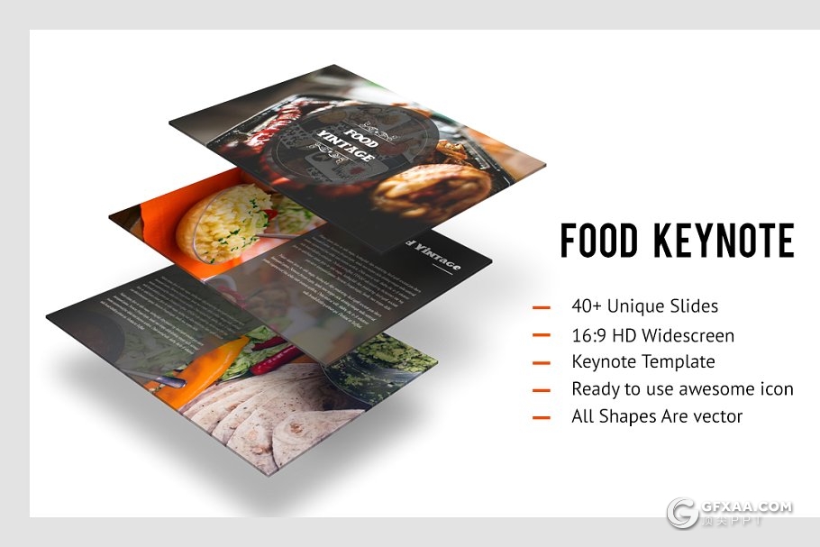 40多页餐饮美食葡萄酒介绍展示keynote模板 - 顶尖PPT