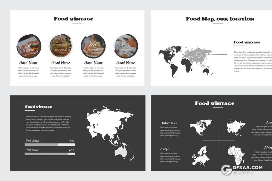 40多页餐饮美食葡萄酒介绍展示keynote模板 - 顶尖PPT