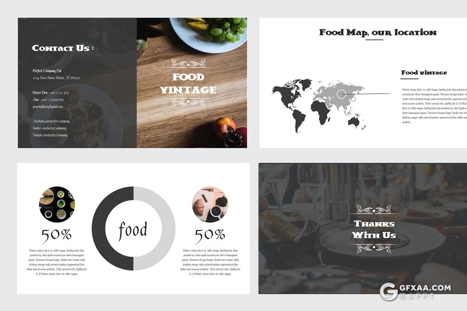 40多页餐饮美食葡萄酒介绍展示keynote模板 - 顶尖PPT
