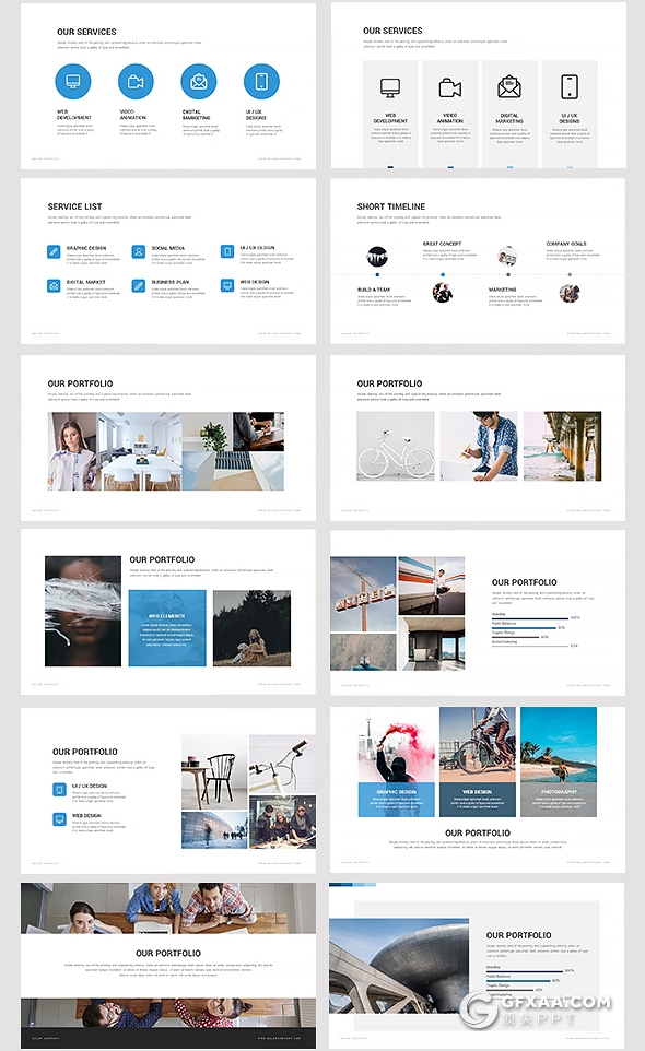 70页国外高逼格简约商务风格keynote多用途模板 - 顶尖PPT