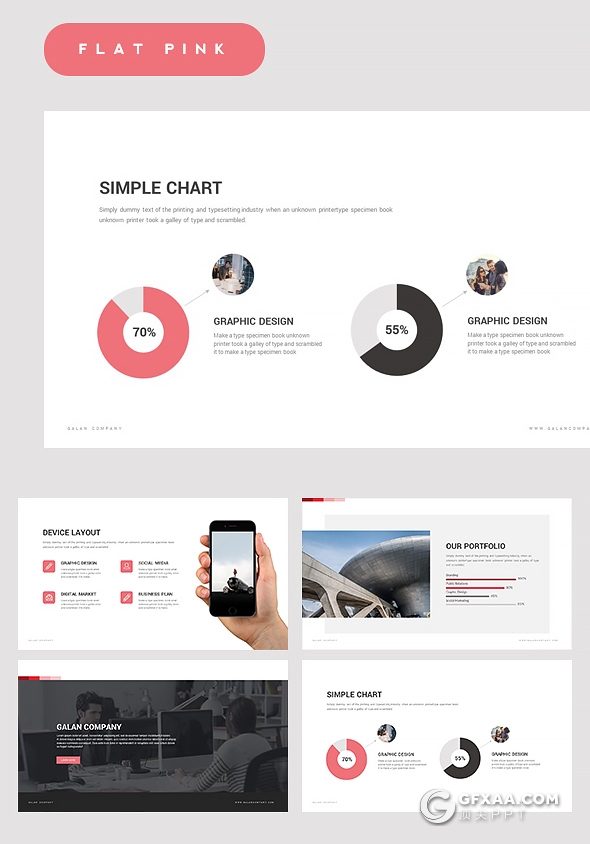 70页国外高逼格简约商务风格keynote多用途模板 - 顶尖PPT