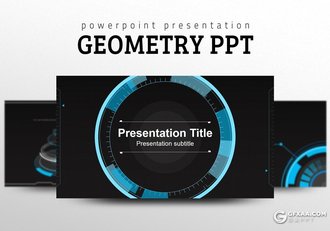 30页互联网未来科技风格PPT模板 两种尺寸比例 - 顶尖PPT