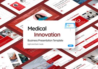 医疗医学研究分析传染病防护keynote模板 - 顶尖PPT