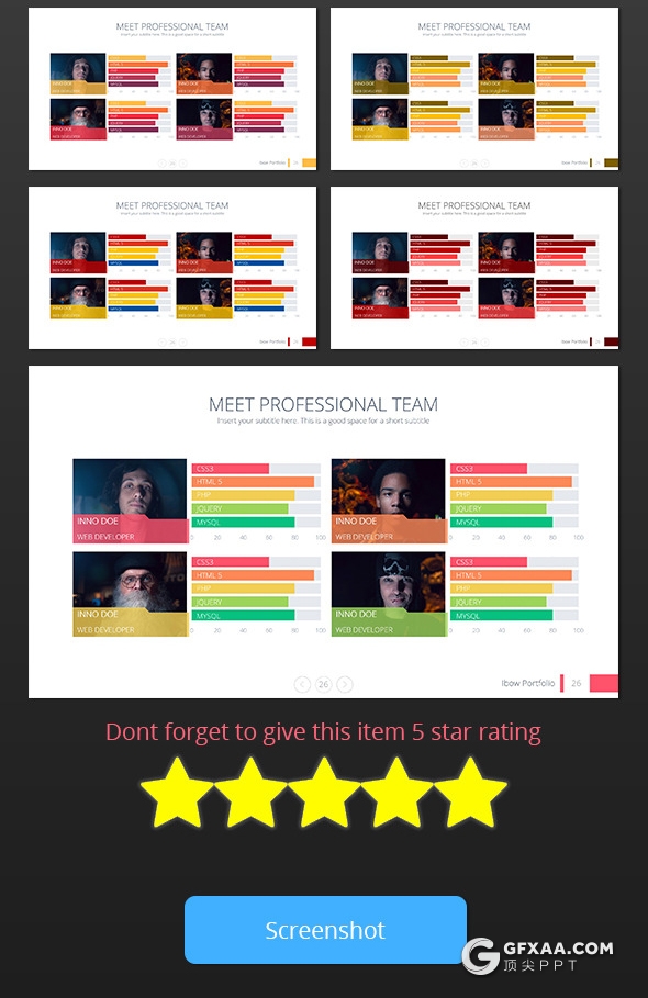 39页欧美商务工作总结PPT模板 多种配色主题 - 顶尖PPT