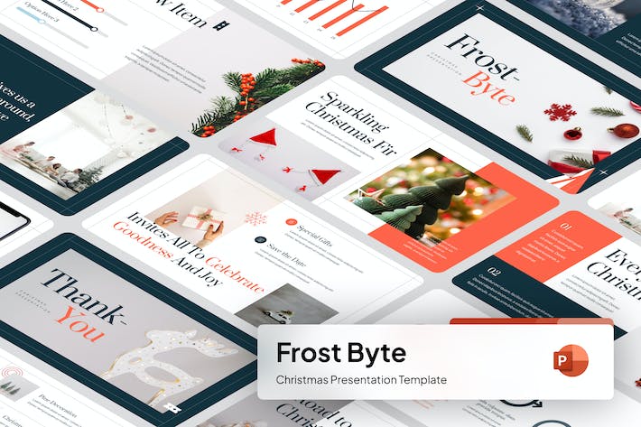 圣诞节品牌推广PPT模板 - 顶尖PPT