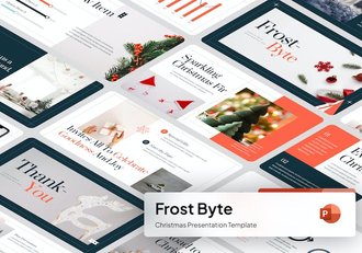 圣诞节品牌推广PPT模板 - 顶尖PPT