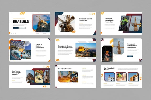 工程建筑施工主题演讲keynote模板 - 顶尖PPT