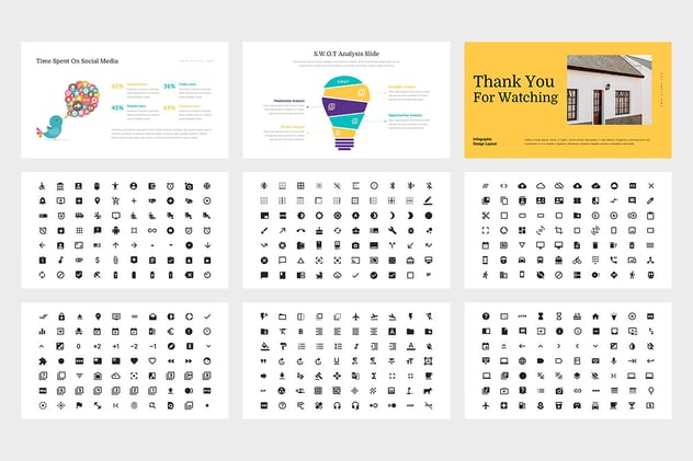 商务信息图形keynote模板 - 顶尖PPT