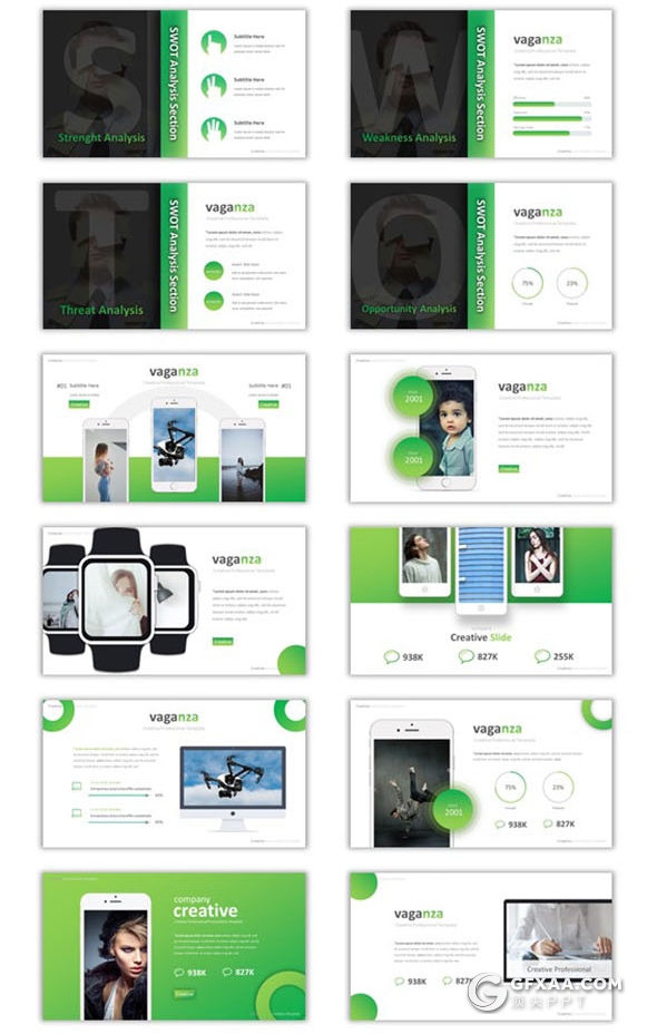 172页欧美高端商务PPT 创意逻辑图形合集 - 顶尖PPT