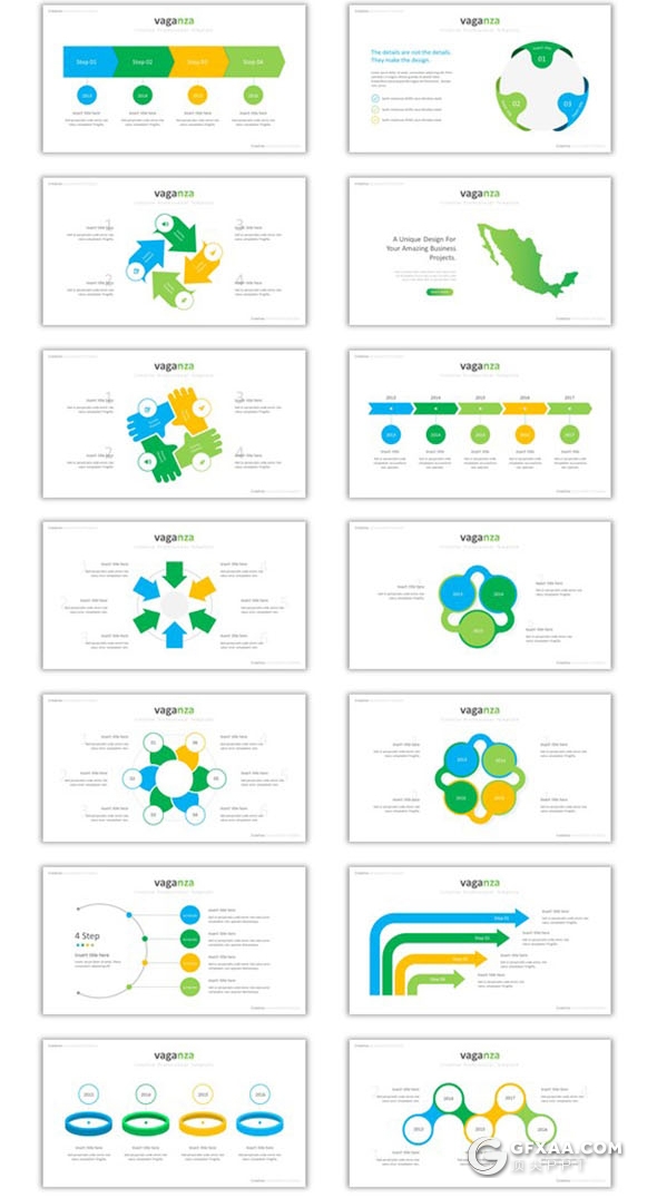 172页欧美高端商务PPT 创意逻辑图形合集 - 顶尖PPT