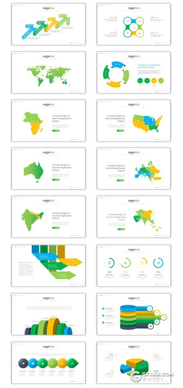 172页欧美高端商务PPT 创意逻辑图形合集 - 顶尖PPT