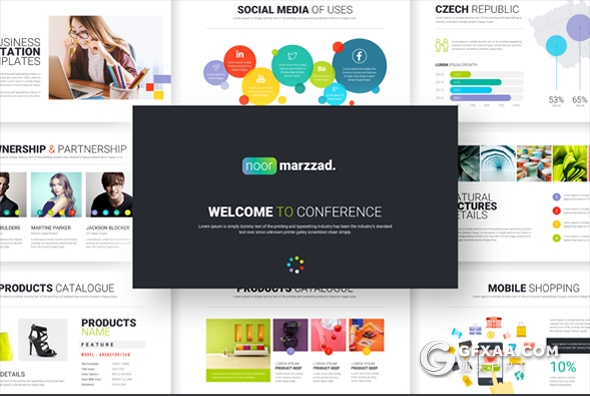 112页欧美高端商务工作总结多用途PPT模板 - 顶尖PPT