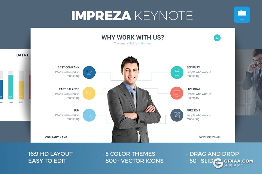 52页欧美商务工作总结PPT模板 - 顶尖PPT