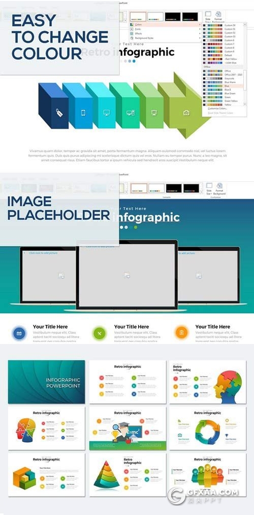 420页精美商务创意PPT逻辑图形大合集 - 顶尖PPT