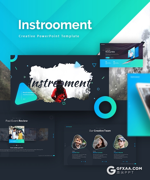 65页15种配色主题国外高端PPT神作 - 顶尖PPT