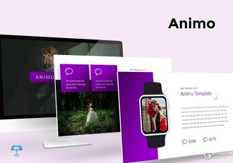 30页5种配色精美商务风格PPT模板 - 顶尖PPT