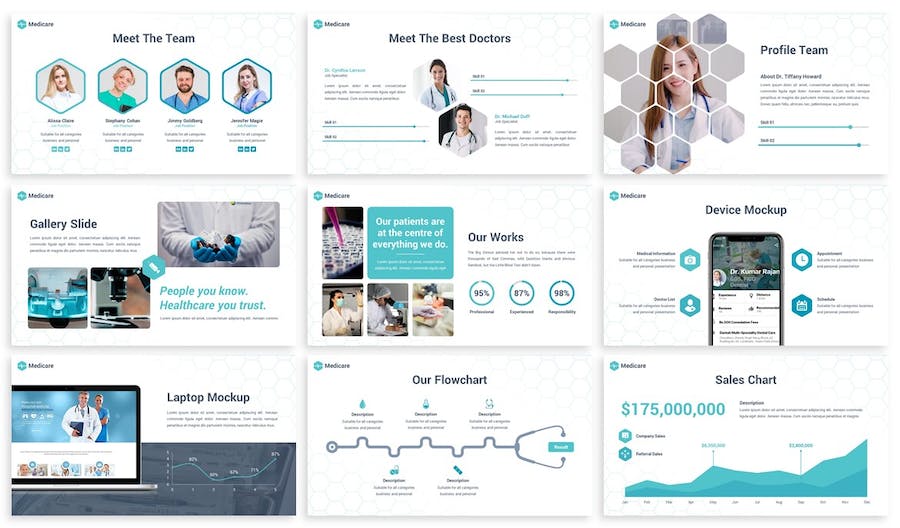 医疗保险健康保障服务方案Keynote模板 - 顶尖PPT