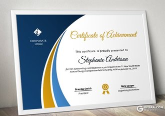 授权证书奖状PPT模板 5种配色主题 - 顶尖PPT